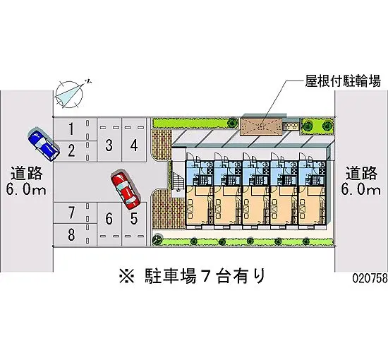 ★手数料０円★高崎市下之城町　月極駐車場（LP）